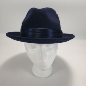 Bruno Capelo Giovanni Austrian Wool Felt Fedora Hat Crushable Snap Brim